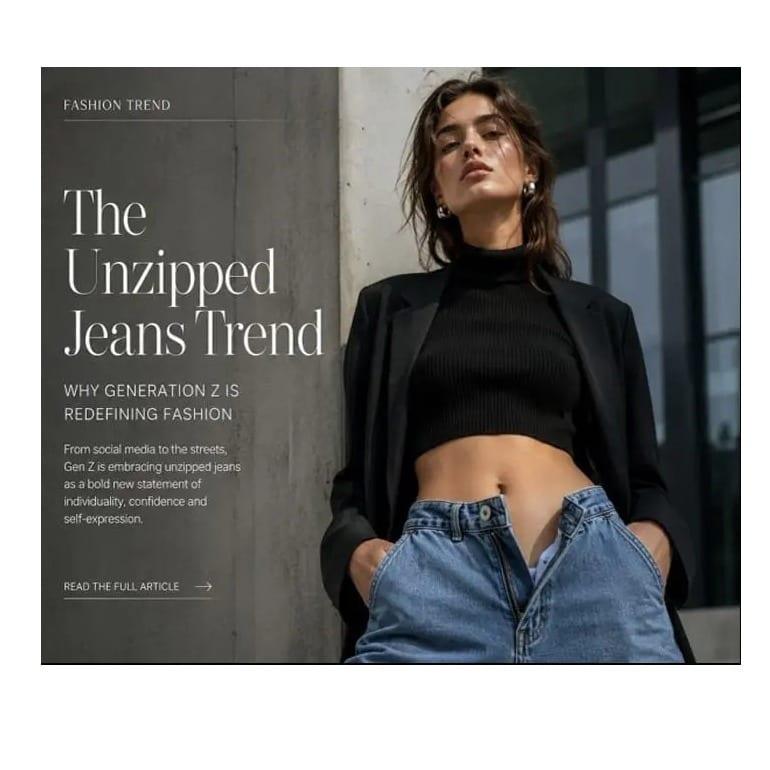 "Forgot to Zip Up?": A New Gen Z Fashion Trend Is Driving Parents Wild photo 1