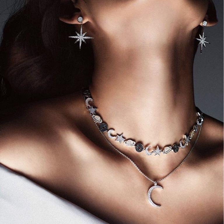 Necklace and earrings