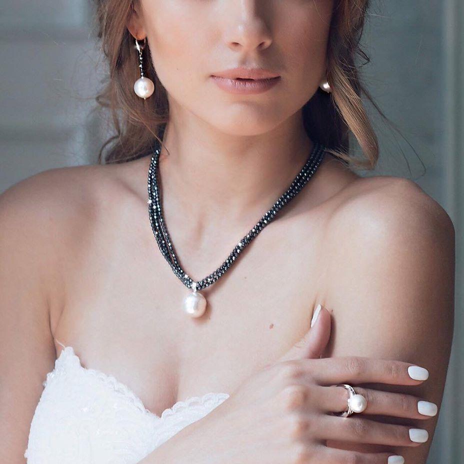 Necklace,earrings and ring
