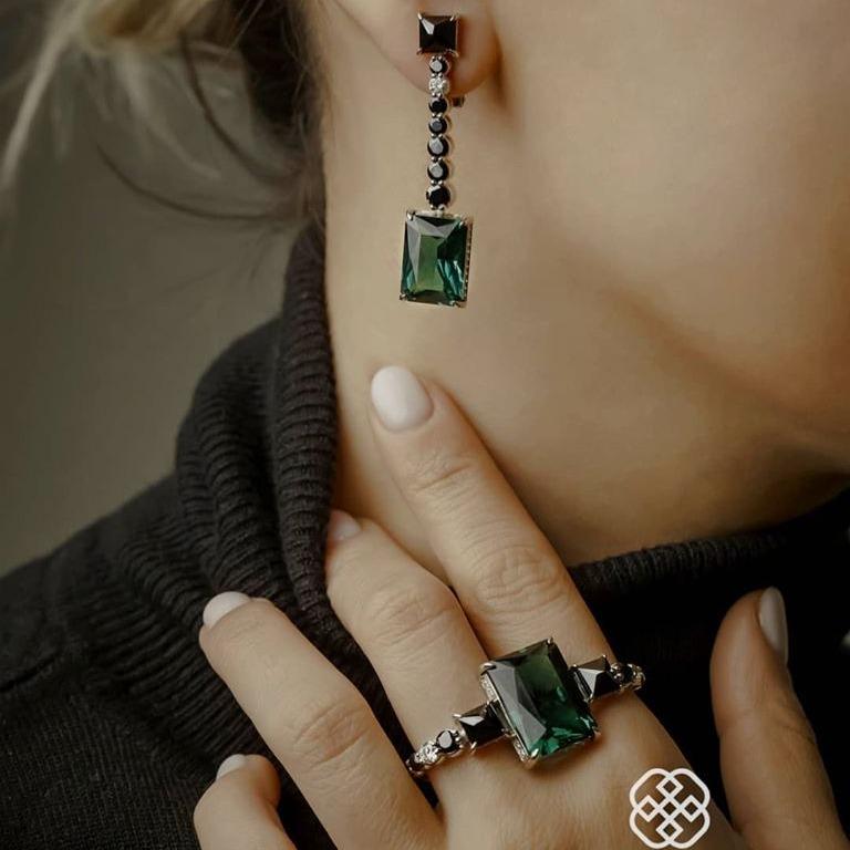 Earrings and ring