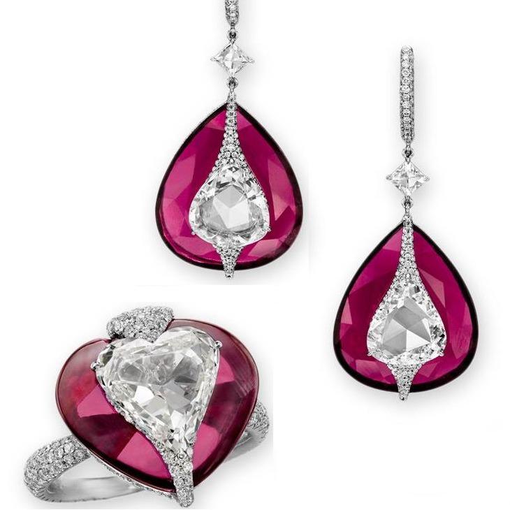 Earrings and ring