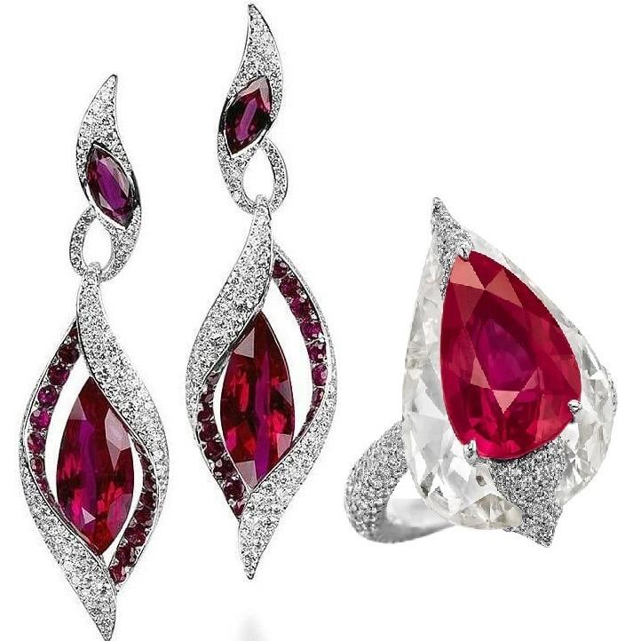 Earrings and ring